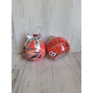 NASCAR fall ornament Dale Earnhardt Jr red set Xmas‎ decor unique